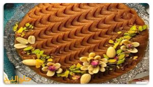 ایده تزیین حلوا با قاشق