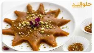 دیزاین حلوا با قاشق