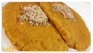 طرز تهیه حلوا کفگیری زنجبیلی