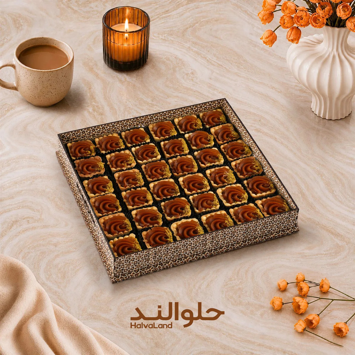 کد محصول 45 (تارت حلوا سنتی زعفرانی) حلوالند